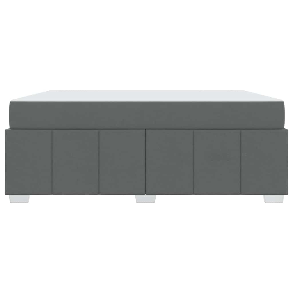 Bedframe met matras Donkergrijs 180 x 200 cm Stof is nu te koop bij PeponiXL, paradijselijk wonen!