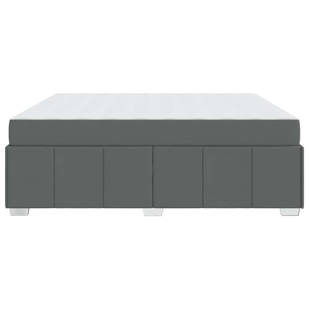 Bedframe met matras Donkergrijs 180 x 200 cm Stof is nu te koop bij PeponiXL, paradijselijk wonen!