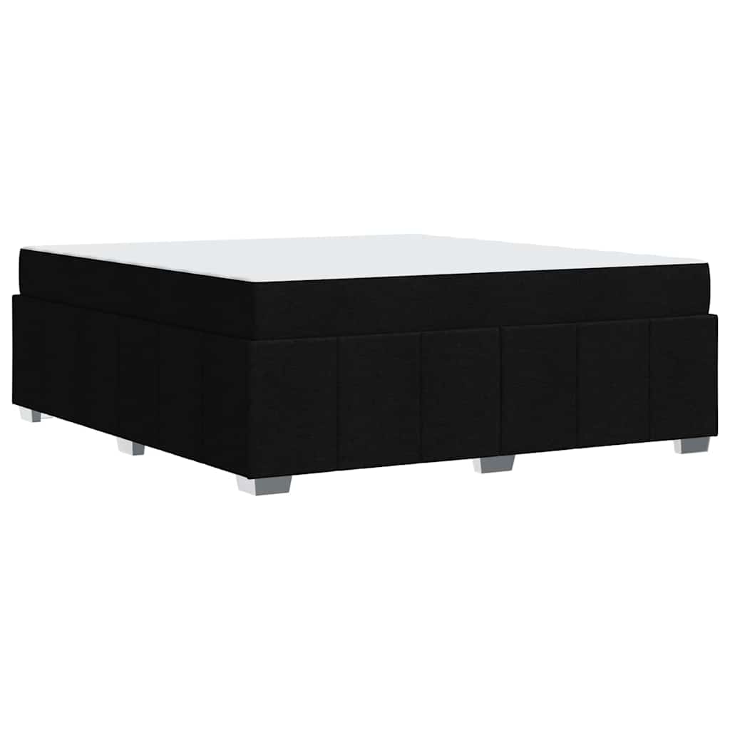 Bedframe met matras Zwart 180 x 200 cm Stof is nu te koop bij PeponiXL, paradijselijk wonen!
