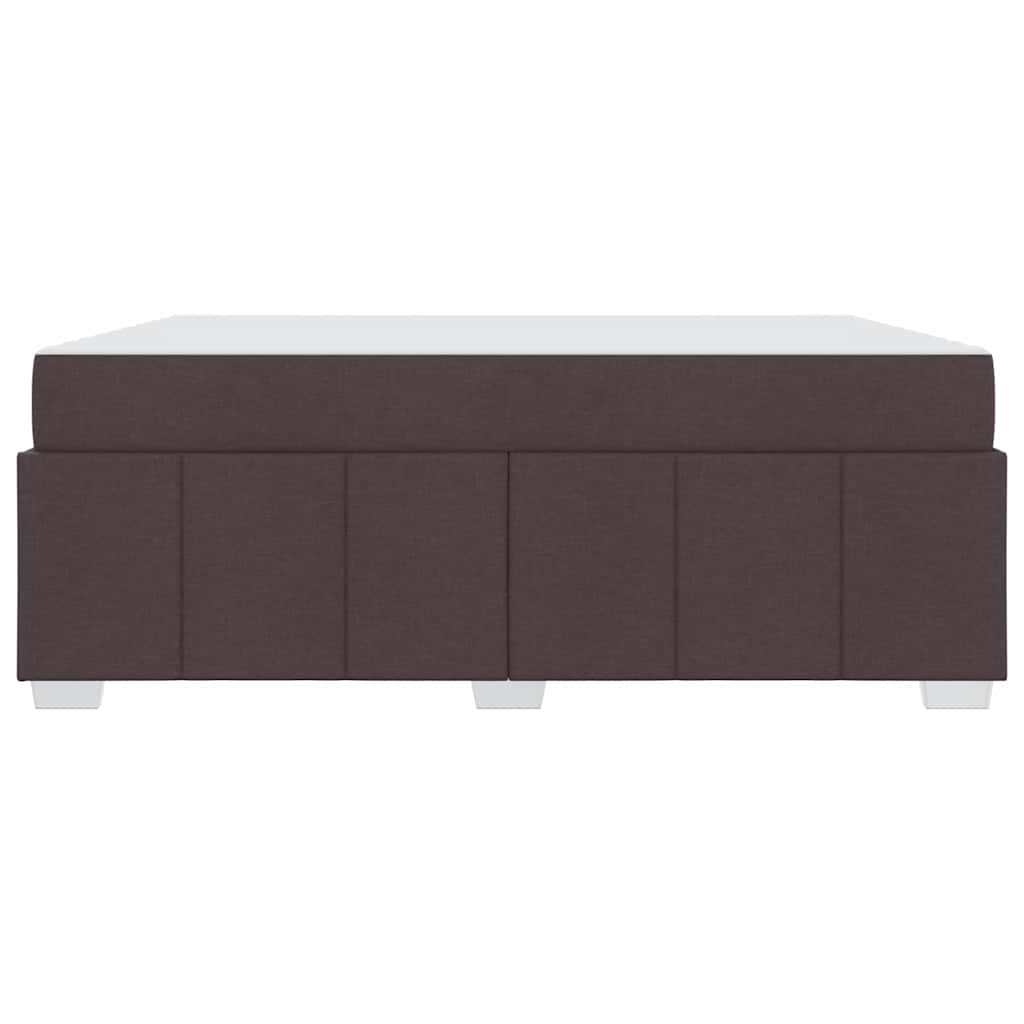 Bedframe met matras Donkerbruin 180 x 200 cm Stof is nu te koop bij PeponiXL, paradijselijk wonen!
