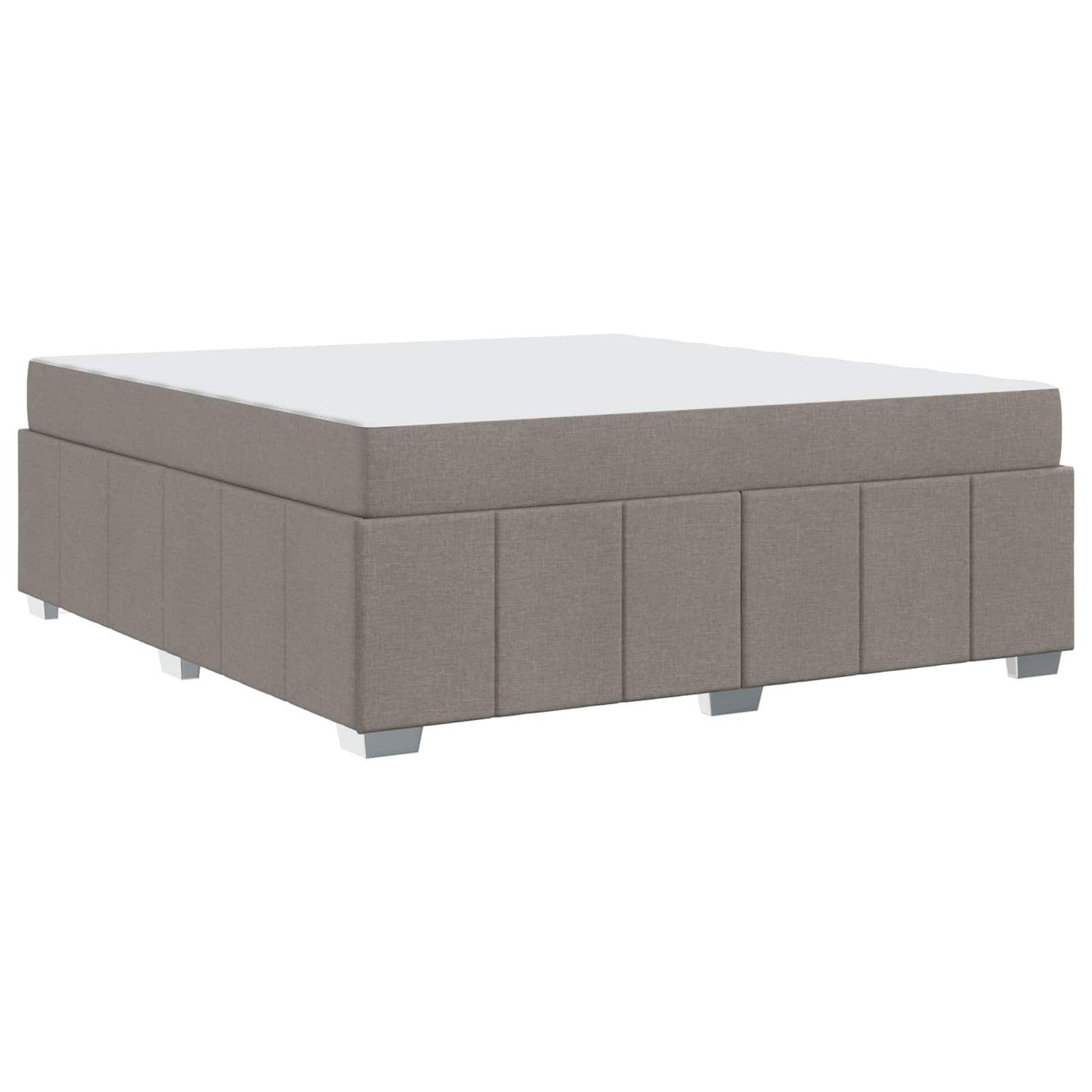 Bedframe met matras Taupe 180 x 200 cm Stof is nu te koop bij PeponiXL, paradijselijk wonen!