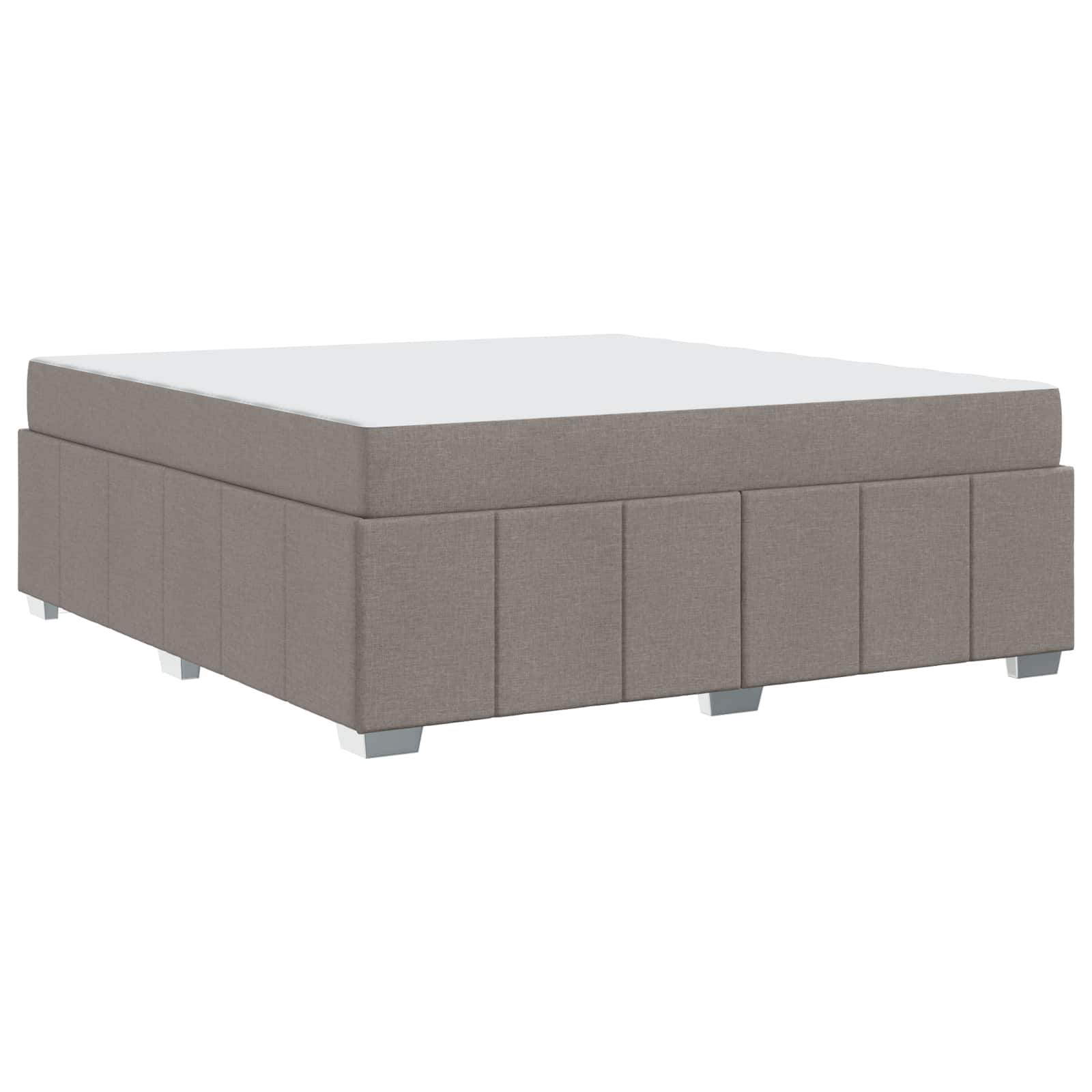 Bedframe met matras Taupe 180 x 200 cm Stof is nu te koop bij PeponiXL, paradijselijk wonen!