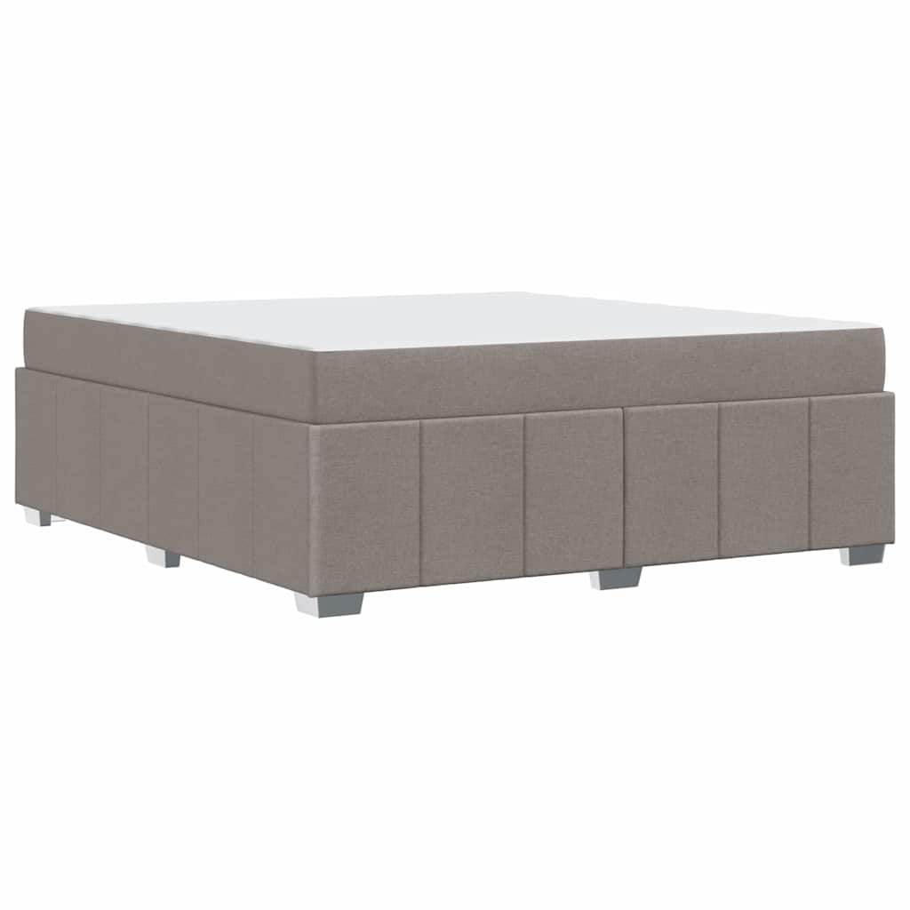 Bedframe met matras Taupe 180 x 200 cm Stof is nu te koop bij PeponiXL, paradijselijk wonen!