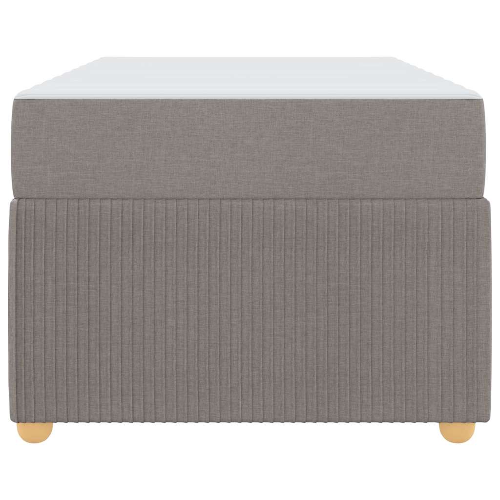 Bedframe met matras Taupe 90 x 200 cm Stof is nu te koop bij PeponiXL, paradijselijk wonen!