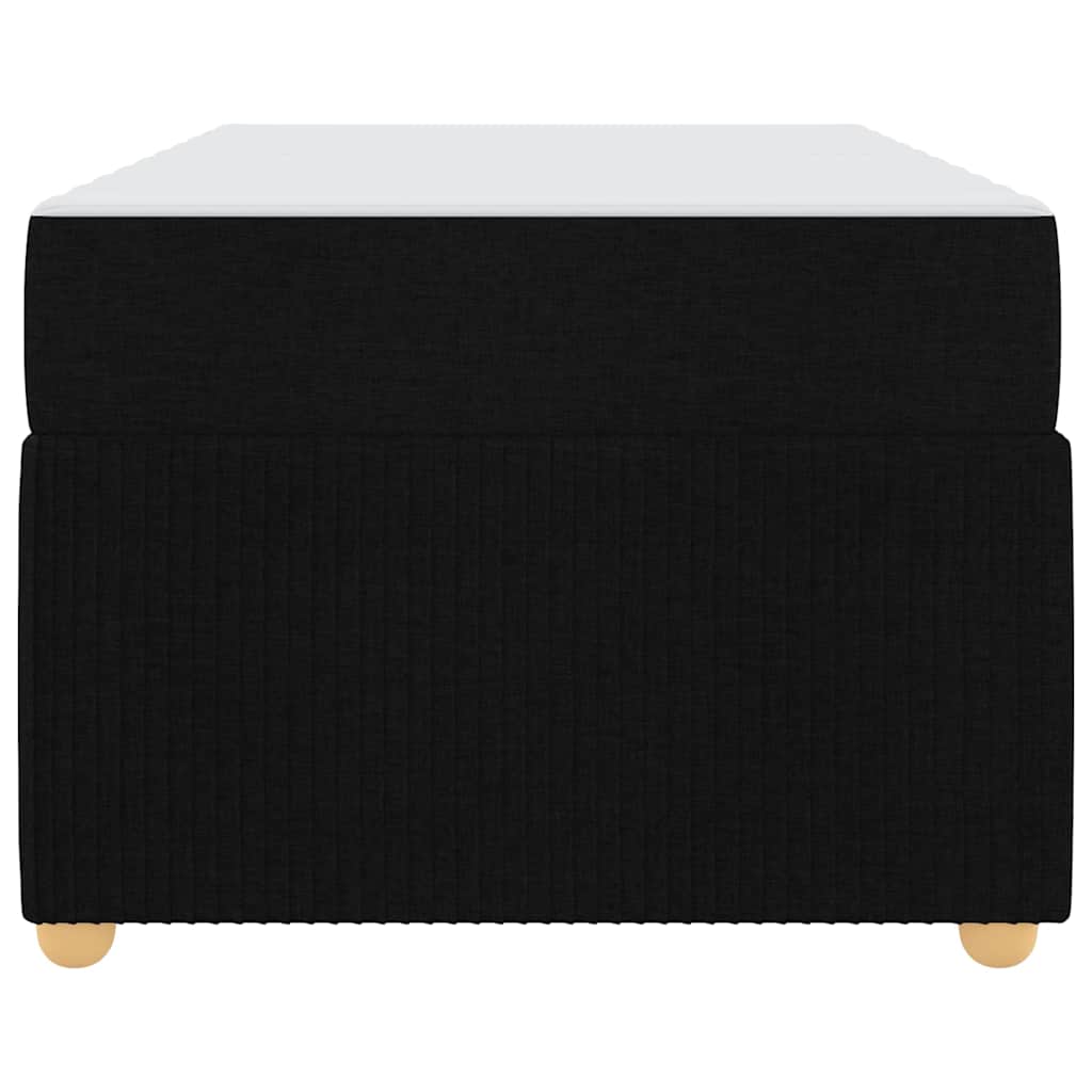 Bedframe met matras Zwart 100 x 200 cm Stof is nu te koop bij PeponiXL, paradijselijk wonen!