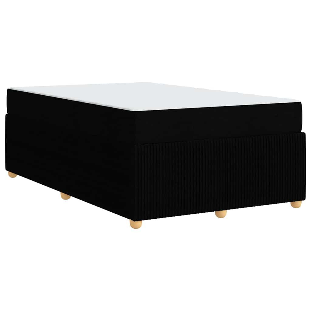 Bedframe met matras Zwart 120 x 190 cm Stof is nu te koop bij PeponiXL, paradijselijk wonen!