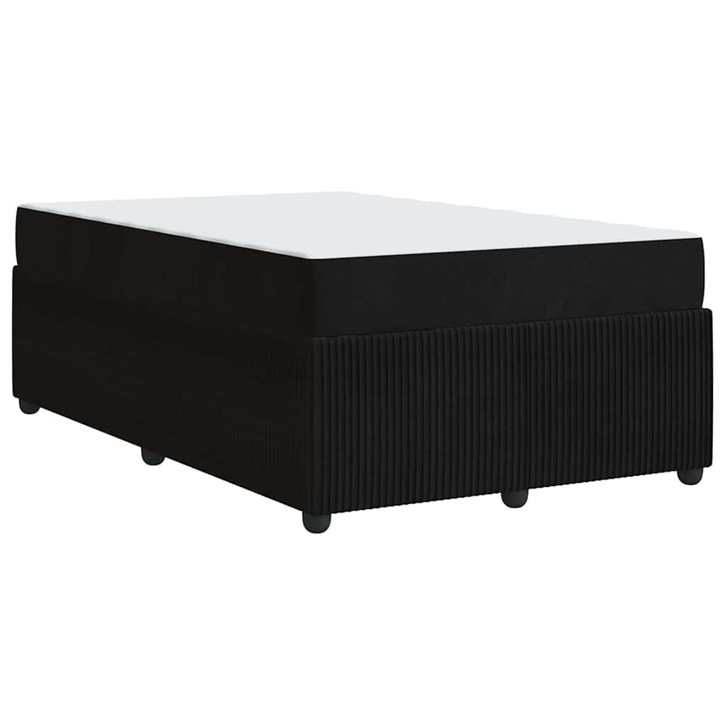 Bedframe met matras Zwart 120 x 190 cm Stof is nu te koop bij PeponiXL, paradijselijk wonen!