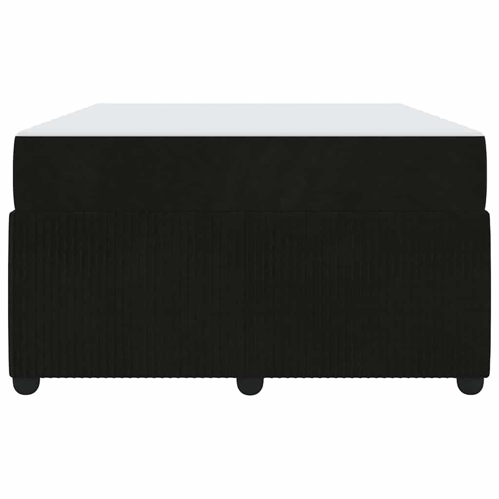 Bedframe met matras Zwart 120 x 190 cm Stof is nu te koop bij PeponiXL, paradijselijk wonen!