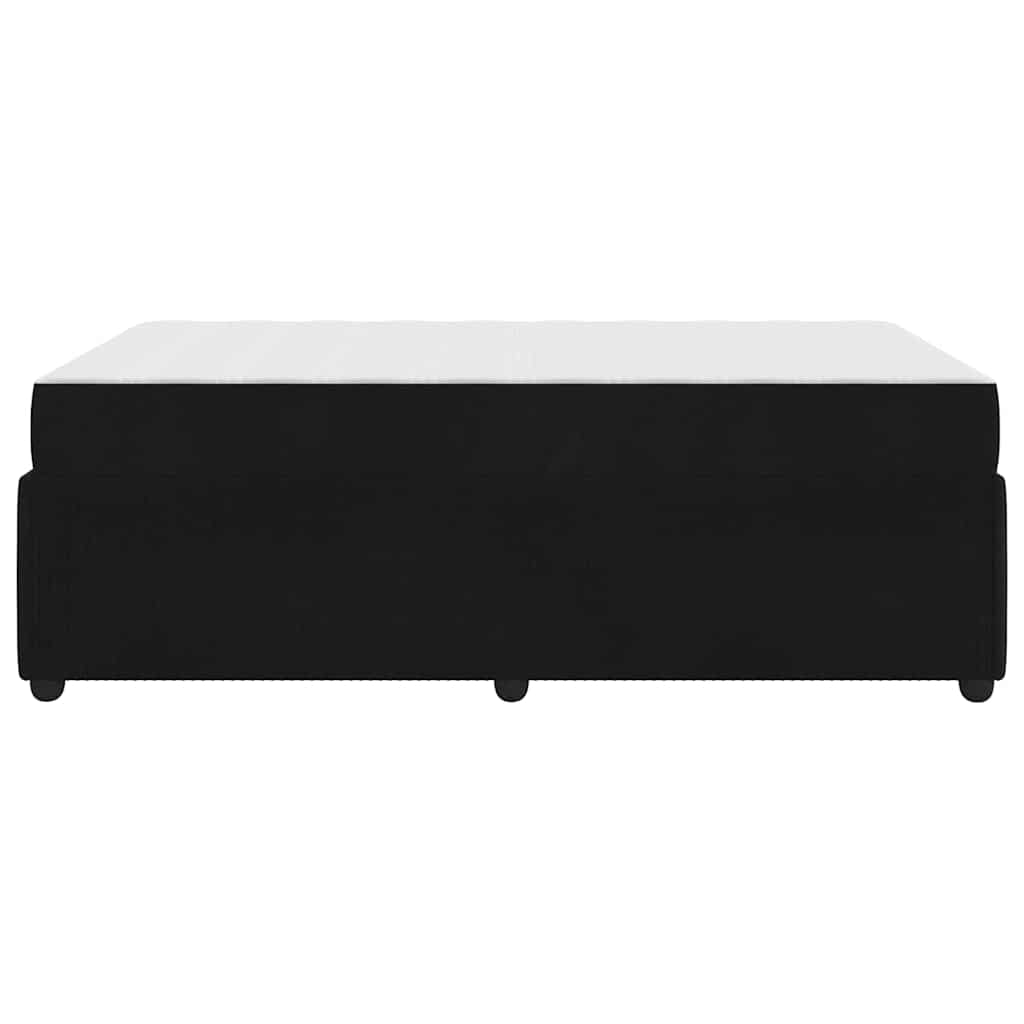 Bedframe met matras Zwart 120 x 190 cm Stof is nu te koop bij PeponiXL, paradijselijk wonen!