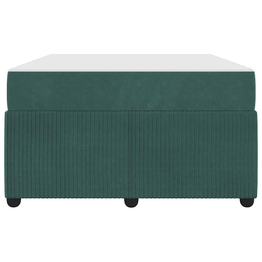 Bedframe met matras Donkergroen 120 x 190 cm Stof is nu te koop bij PeponiXL, paradijselijk wonen!