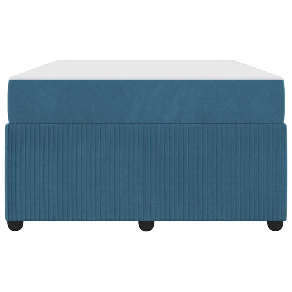 Bedframe met matras Blauw 120 x 190 cm Stof is nu te koop bij PeponiXL, paradijselijk wonen!