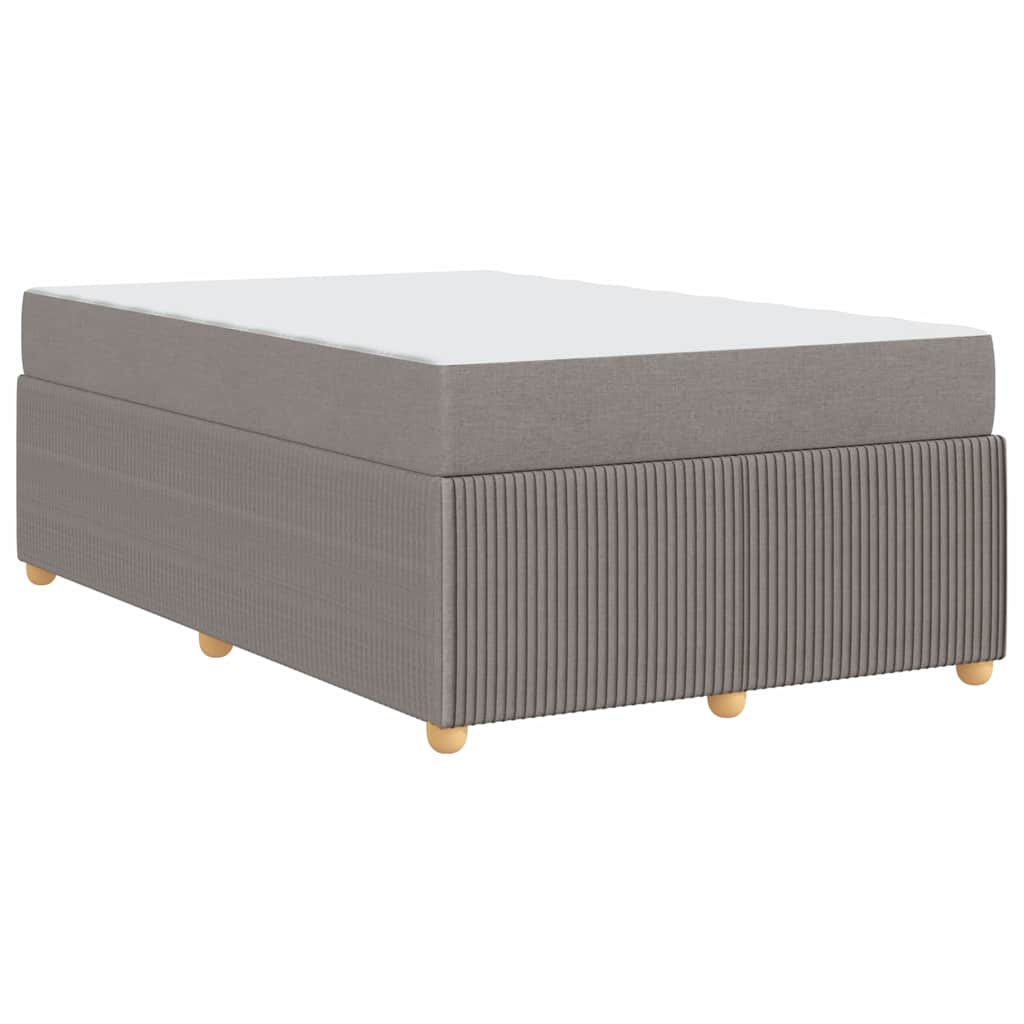 Bedframe met matras Taupe 120 x 200 cm Stof is nu te koop bij PeponiXL, paradijselijk wonen!