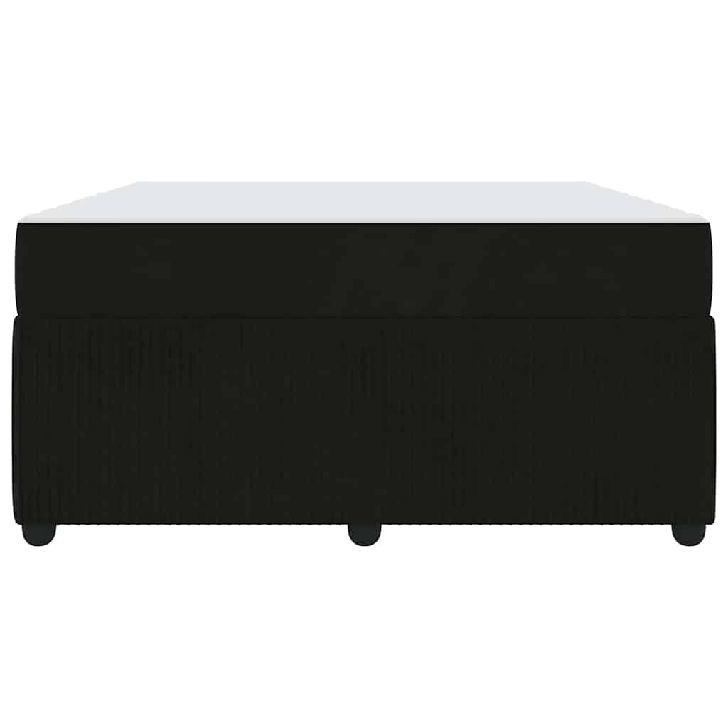 Bedframe met matras Zwart 140 x 200 cm Stof is nu te koop bij PeponiXL, paradijselijk wonen!