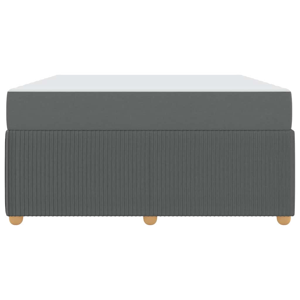 Bedframe met matras Donkergrijs 160 x 200 cm Stof is nu te koop bij PeponiXL, paradijselijk wonen!