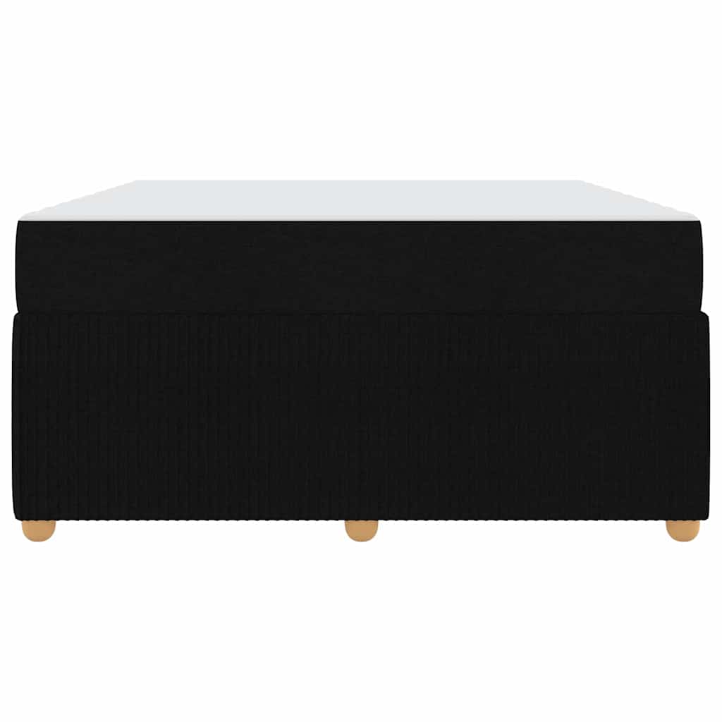 Bedframe met matras Zwart 160 x 200 cm Stof is nu te koop bij PeponiXL, paradijselijk wonen!