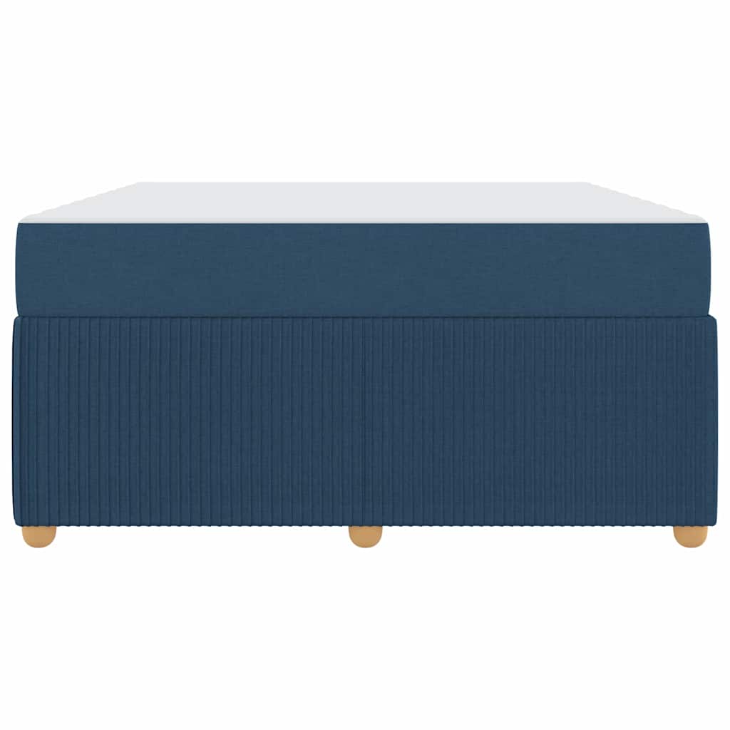 Bedframe met matras Blauw 160 x 200 cm Stof is nu te koop bij PeponiXL, paradijselijk wonen!