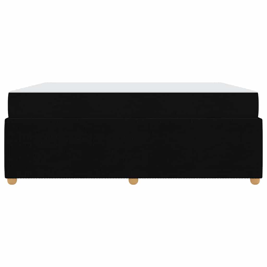Bedframe met matras Zwart 180 x 200 cm Stof is nu te koop bij PeponiXL, paradijselijk wonen!