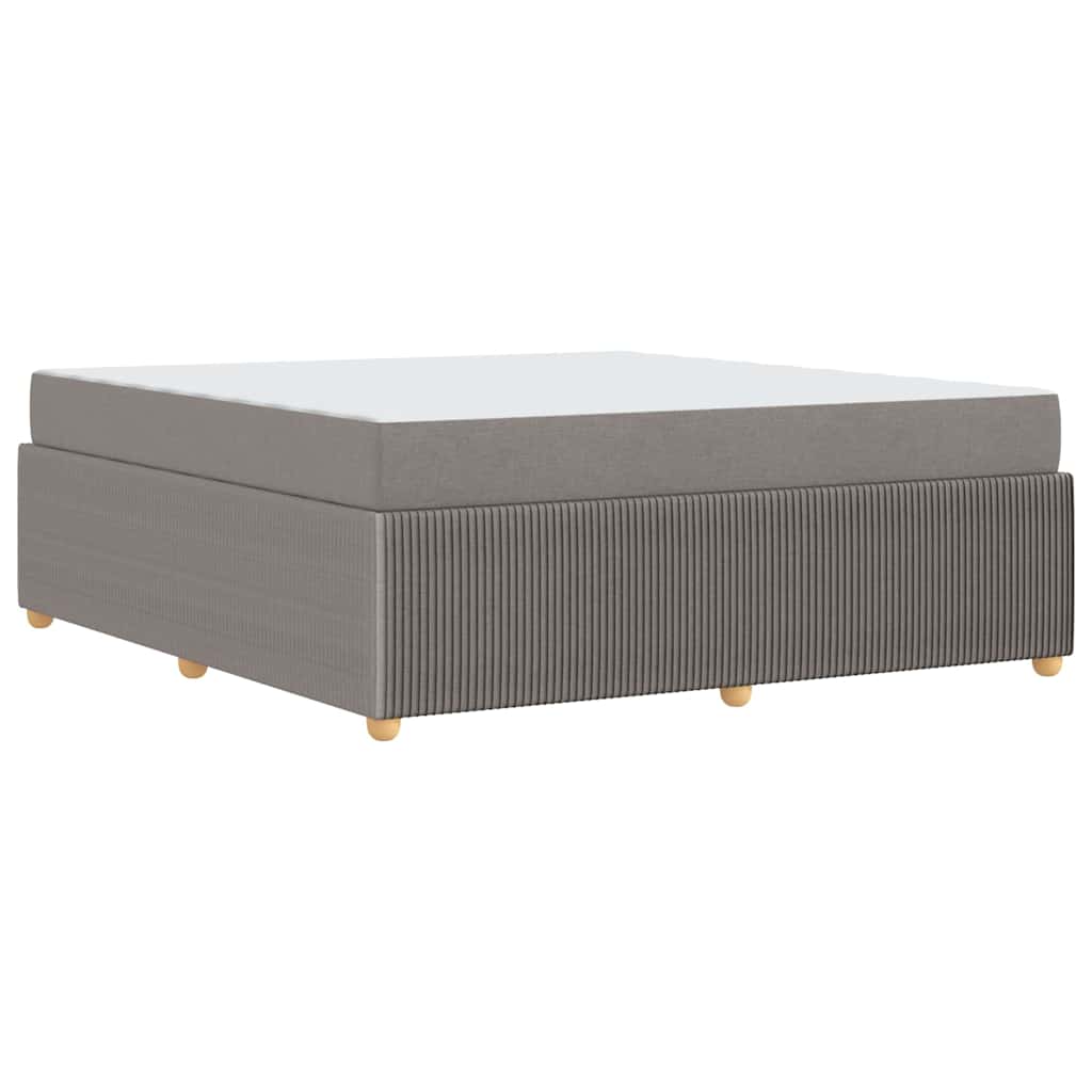 Bedframe met matras Taupe 180 x 200 cm Stof is nu te koop bij PeponiXL, paradijselijk wonen!