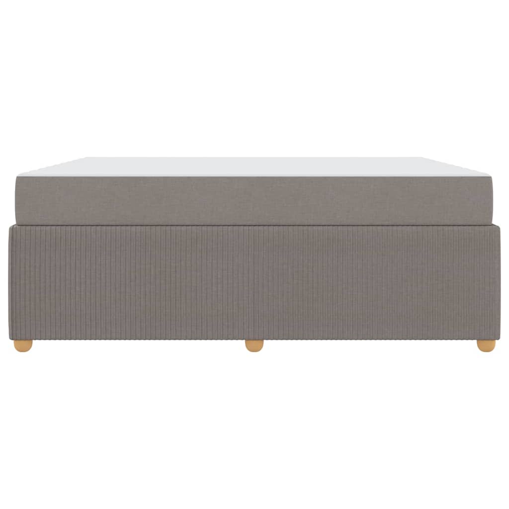 Bedframe met matras Taupe 180 x 200 cm Stof is nu te koop bij PeponiXL, paradijselijk wonen!