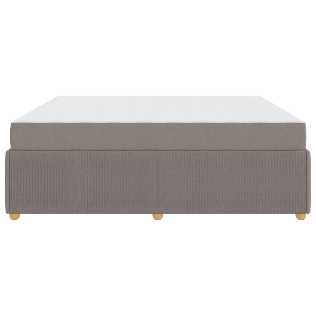 Bedframe met matras Taupe 180 x 200 cm Stof is nu te koop bij PeponiXL, paradijselijk wonen!