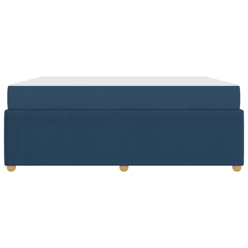 Bedframe met matras Blauw 180 x 200 cm Stof is nu te koop bij PeponiXL, paradijselijk wonen!