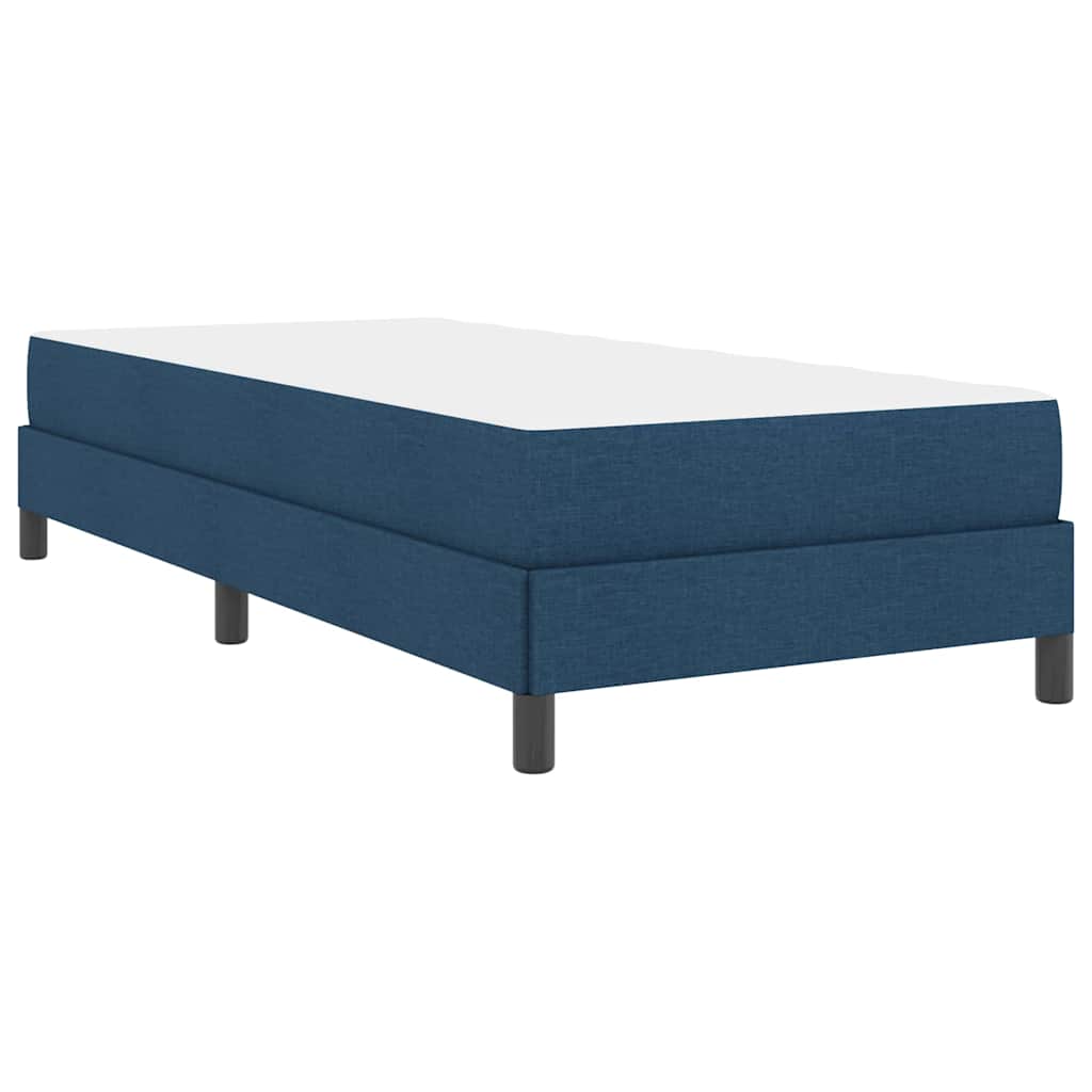 Boxspringbed met matras Blauw 90 x 190 cm Stof is nu te koop bij PeponiXL, paradijselijk wonen!