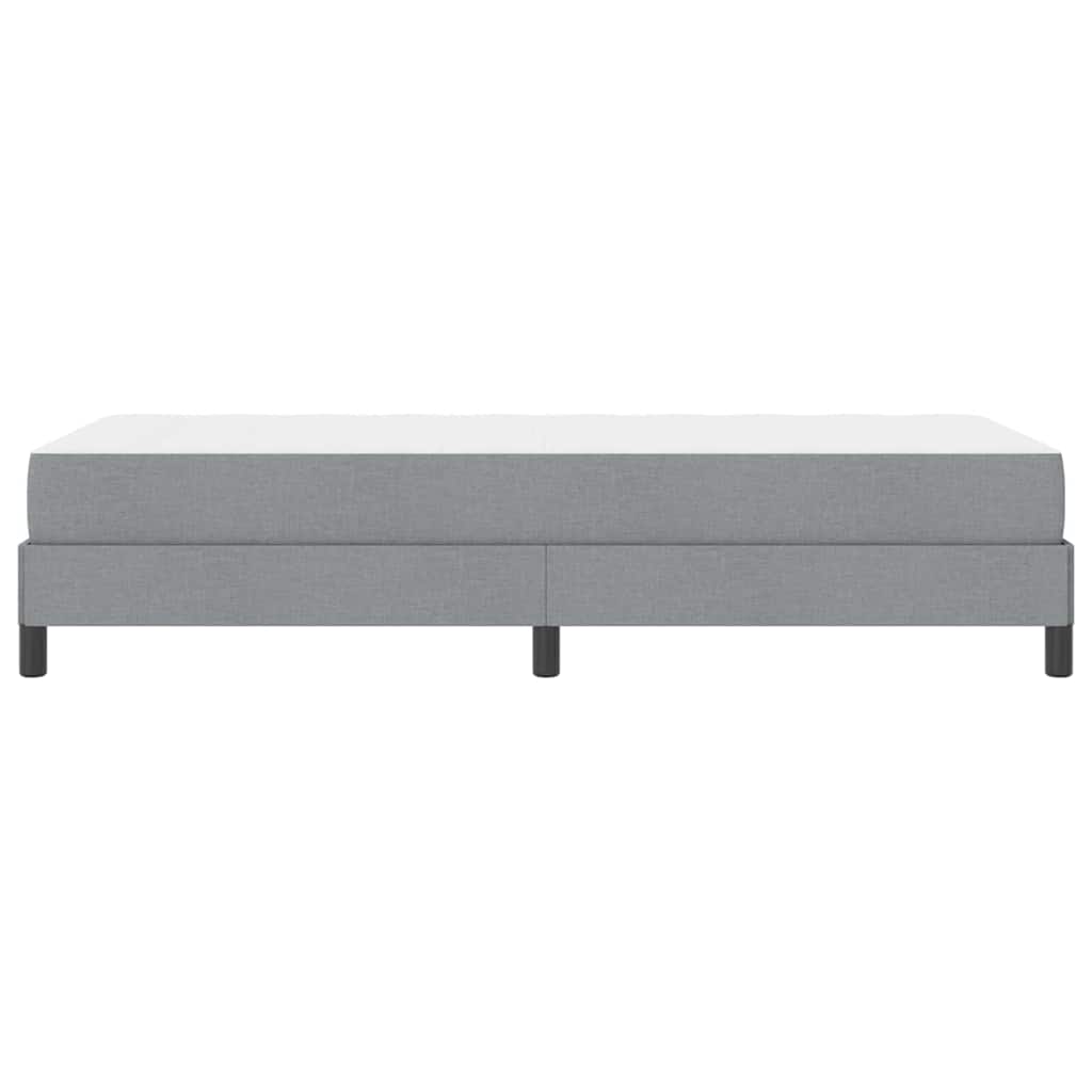 Boxspringbed met matras Lichtgrijs 90 x 200 cm Stof is nu te koop bij PeponiXL, paradijselijk wonen!