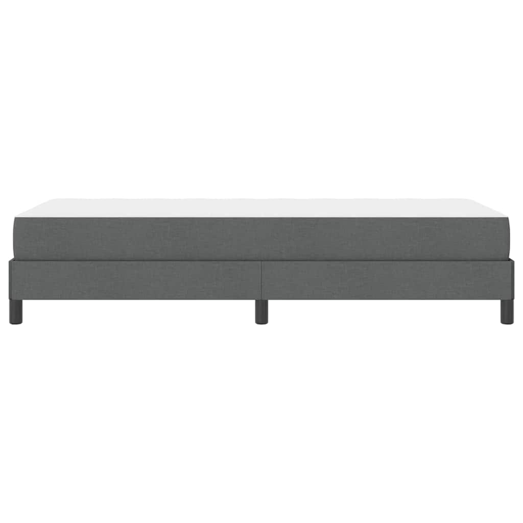 Boxspringbed met matras Donkergrijs 90 x 200 cm Stof is nu te koop bij PeponiXL, paradijselijk wonen!