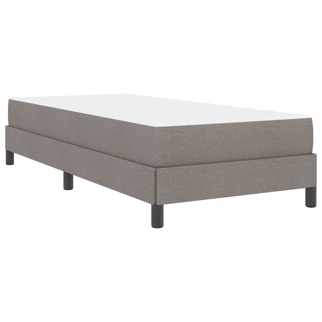 Boxspringbed met matras Taupe 100 x 200 cm Stof is nu te koop bij PeponiXL, paradijselijk wonen!