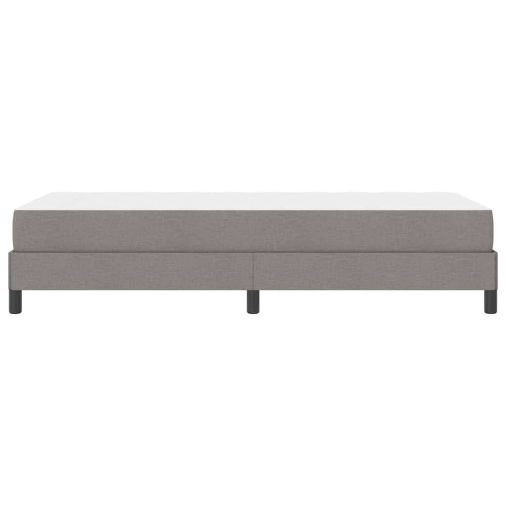 Boxspringbed met matras Taupe 100 x 200 cm Stof is nu te koop bij PeponiXL, paradijselijk wonen!