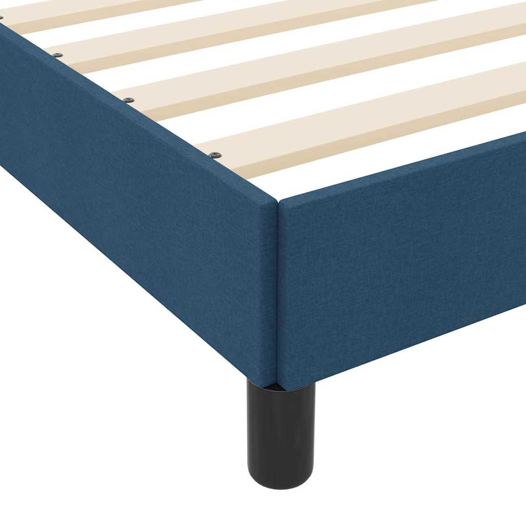 Boxspringbed met matras Blauw 100 x 200 cm Stof is nu te koop bij PeponiXL, paradijselijk wonen!