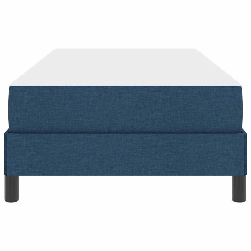 Boxspringbed met matras Blauw 100 x 200 cm Stof is nu te koop bij PeponiXL, paradijselijk wonen!
