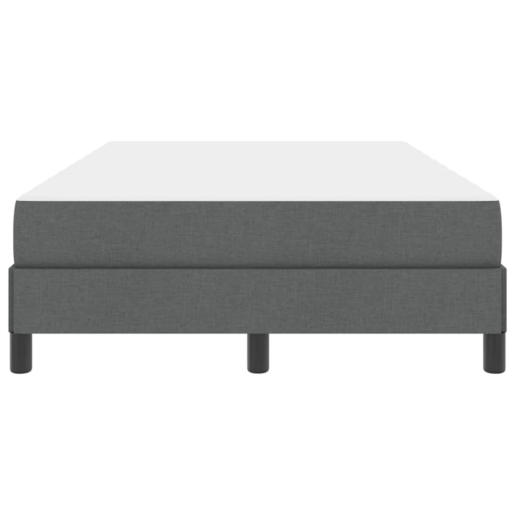 Boxspringbed met matras Donkergrijs 120 x 190 cm Stof is nu te koop bij PeponiXL, paradijselijk wonen!