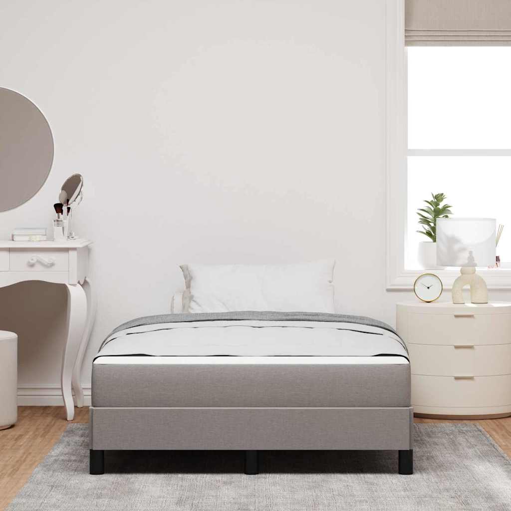 Boxspringbed met matras Taupe 120 x 190 cm Stof is nu te koop bij PeponiXL, paradijselijk wonen!