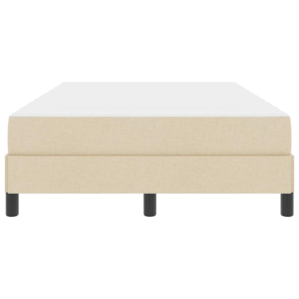 Boxspringbed met matras Crème 120 x 190 cm Stof is nu te koop bij PeponiXL, paradijselijk wonen!