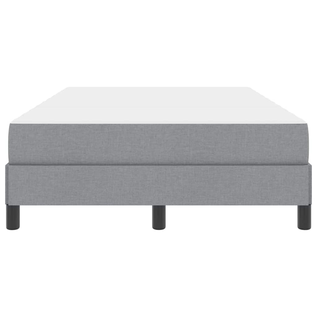 Boxspringbed met matras Lichtgrijs 120 x 200 cm Stof is nu te koop bij PeponiXL, paradijselijk wonen!