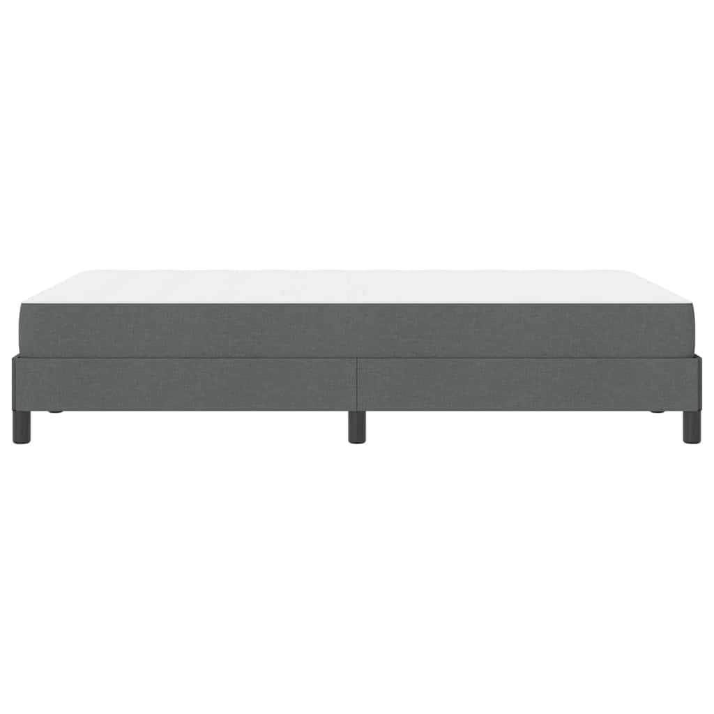 Boxspringbed met matras Donkergrijs 120 x 200 cm Stof is nu te koop bij PeponiXL, paradijselijk wonen!