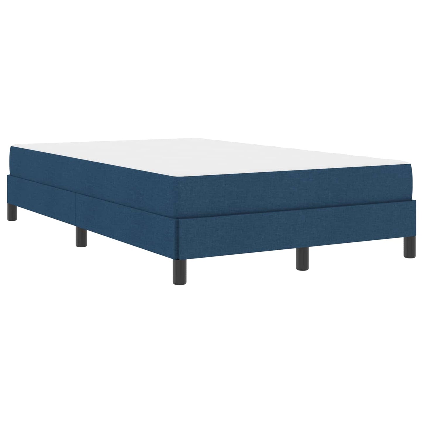 Boxspringbed met matras Blauw 120 x 200 cm Stof is nu te koop bij PeponiXL, paradijselijk wonen!
