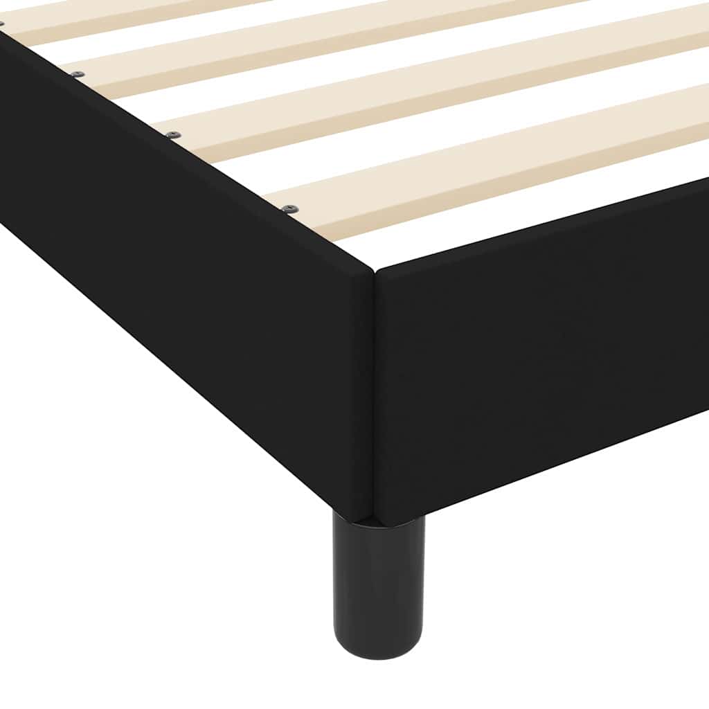 Boxspringbed met matras Zwart 140 x 190 cm Stof is nu te koop bij PeponiXL, paradijselijk wonen!