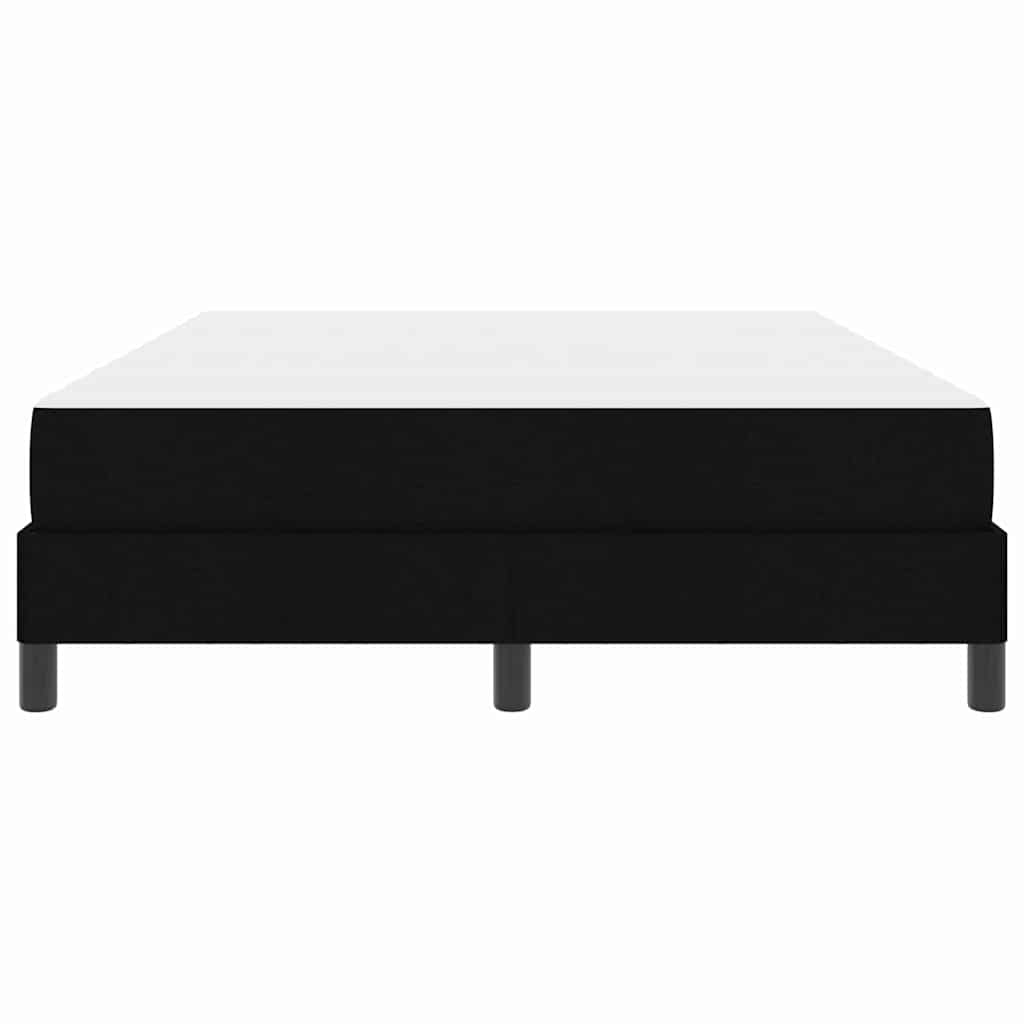 Boxspringbed met matras Zwart 140 x 190 cm Stof is nu te koop bij PeponiXL, paradijselijk wonen!