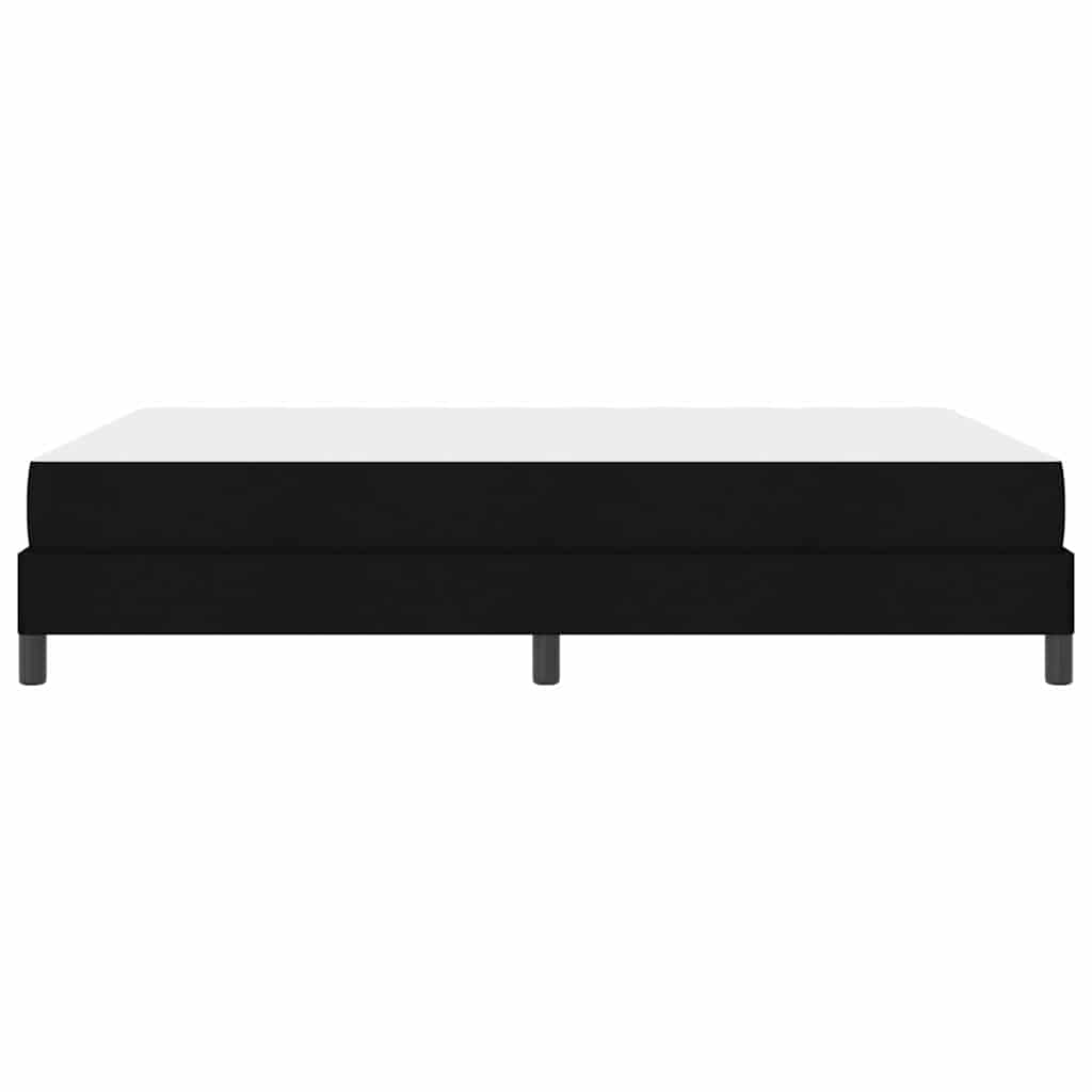 Boxspringbed met matras Zwart 140 x 190 cm Stof is nu te koop bij PeponiXL, paradijselijk wonen!