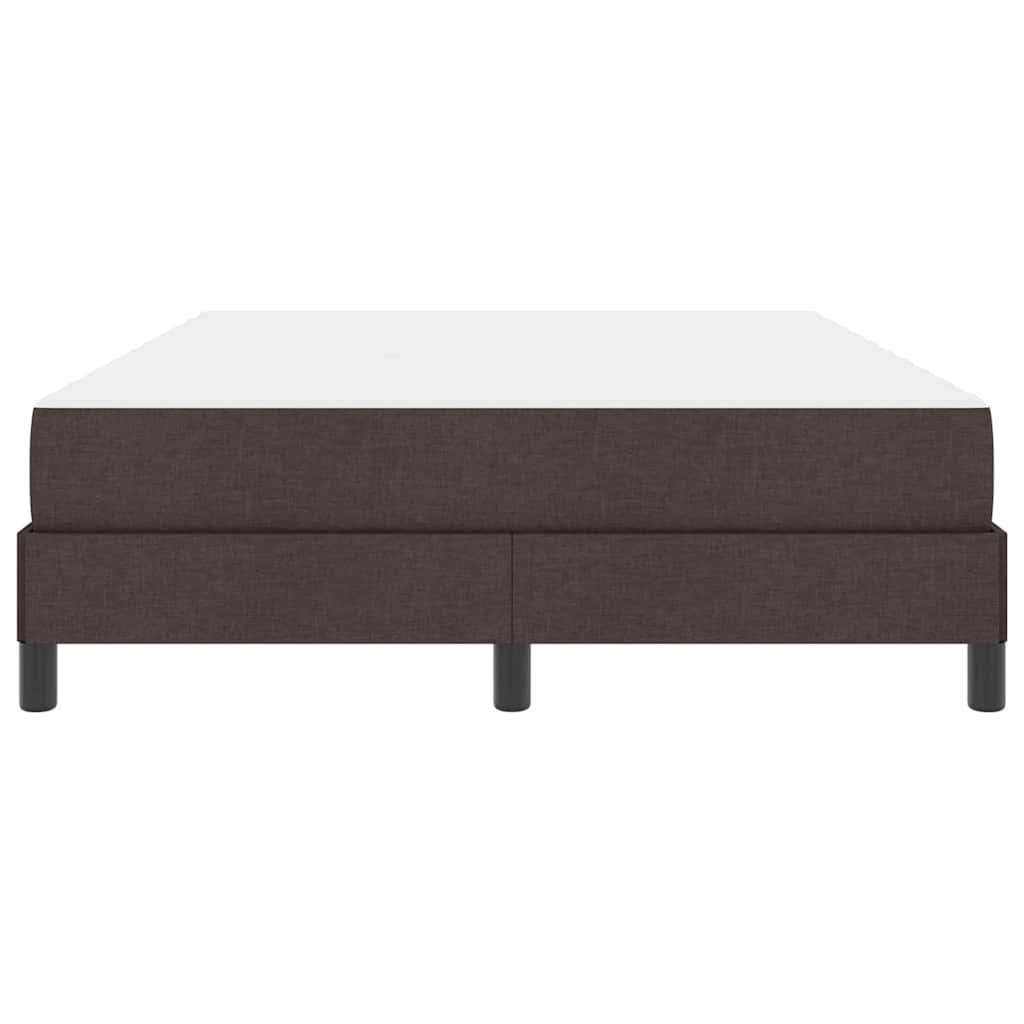 Boxspringbed met matras Donkerbruin 140 x 190 cm Stof is nu te koop bij PeponiXL, paradijselijk wonen!