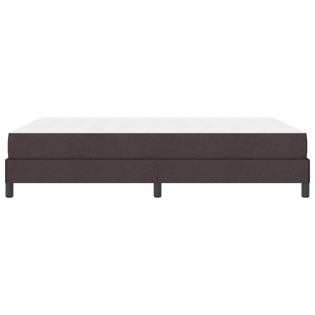 Boxspringbed met matras Donkerbruin 140 x 190 cm Stof is nu te koop bij PeponiXL, paradijselijk wonen!