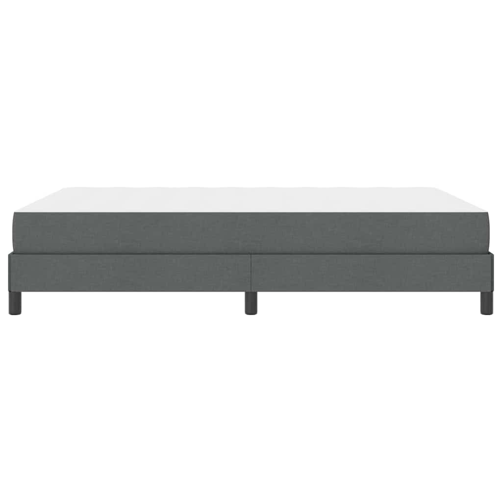 Boxspringbed met matras Donkergrijs 140 x 200 cm Stof is nu te koop bij PeponiXL, paradijselijk wonen!