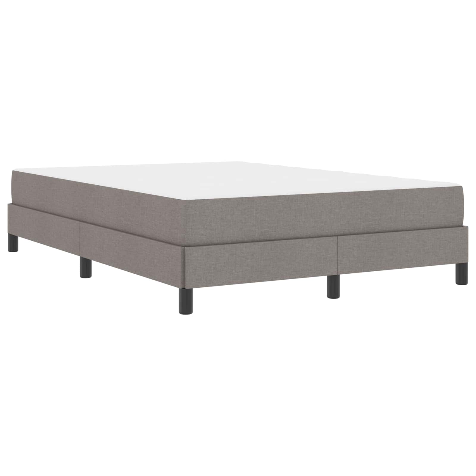 Boxspringbed met matras Taupe 140 x 200 cm Stof is nu te koop bij PeponiXL, paradijselijk wonen!