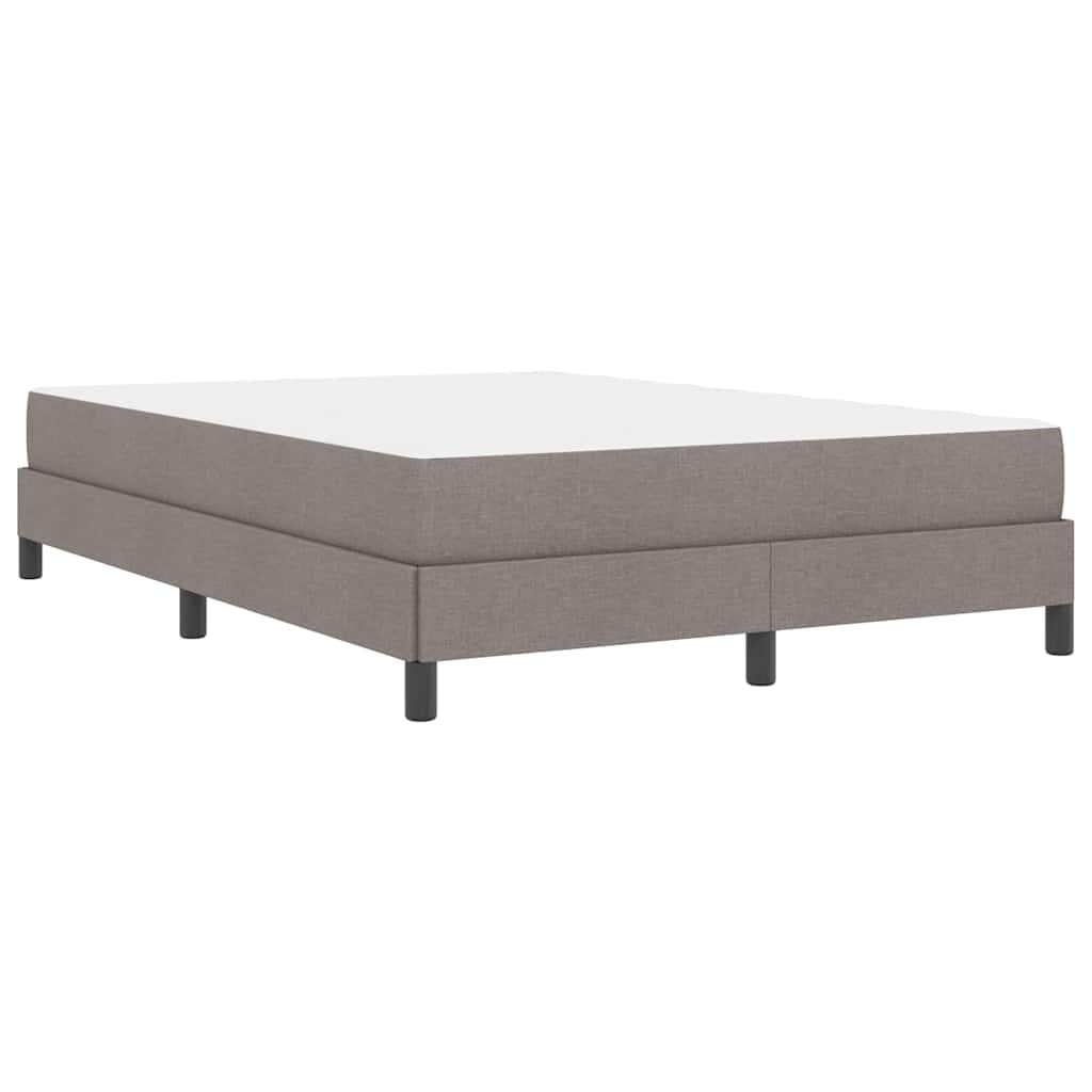 Boxspringbed met matras Taupe 140 x 200 cm Stof is nu te koop bij PeponiXL, paradijselijk wonen!