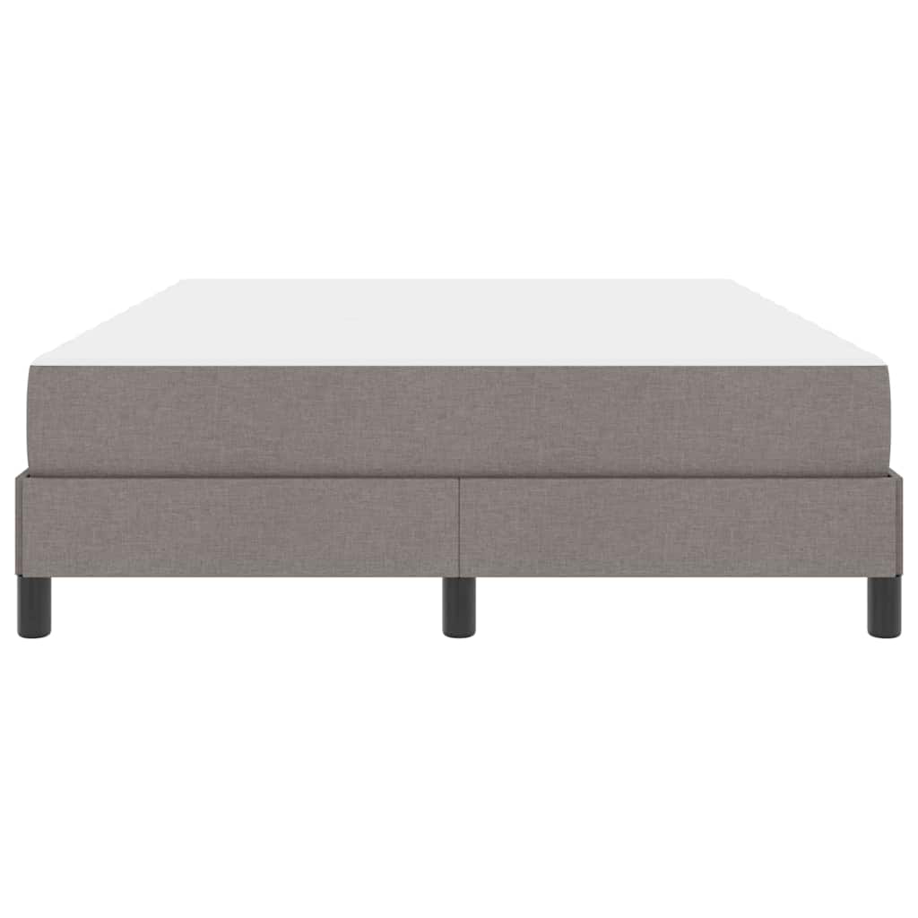 Boxspringbed met matras Taupe 140 x 200 cm Stof is nu te koop bij PeponiXL, paradijselijk wonen!