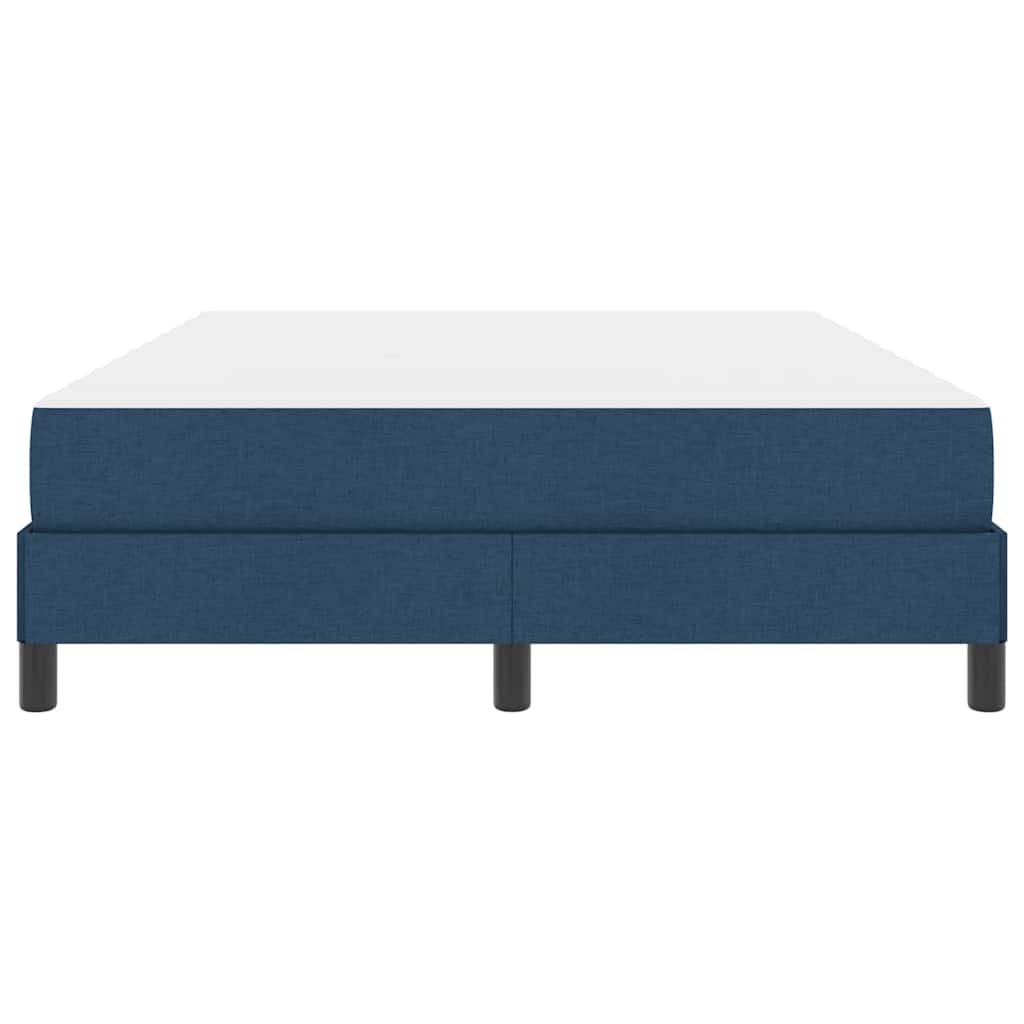 Boxspringbed met matras Blauw 160 x 200 cm Stof is nu te koop bij PeponiXL, paradijselijk wonen!