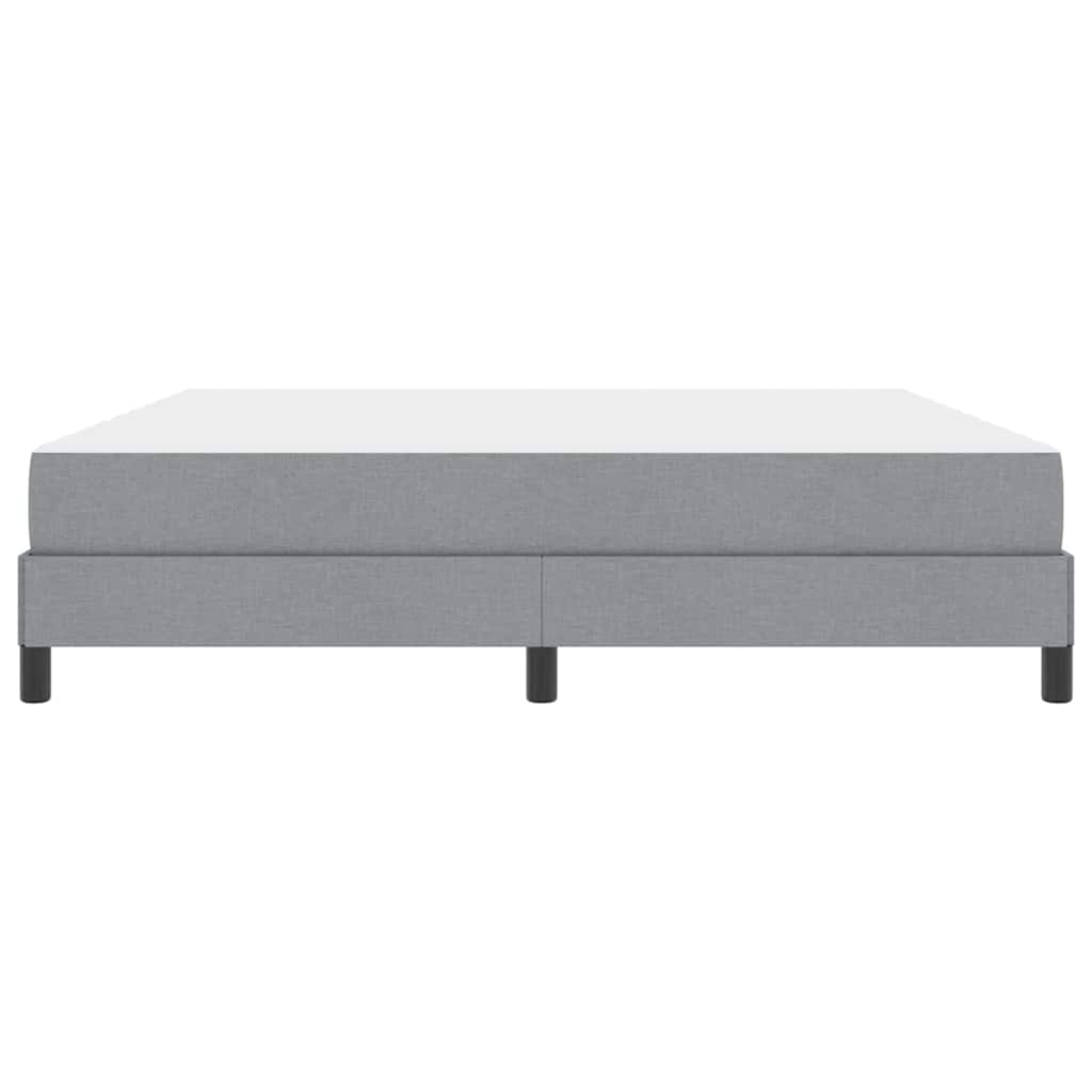 Boxspringbed met matras Lichtgrijs 180 x 200 cm Stof is nu te koop bij PeponiXL, paradijselijk wonen!