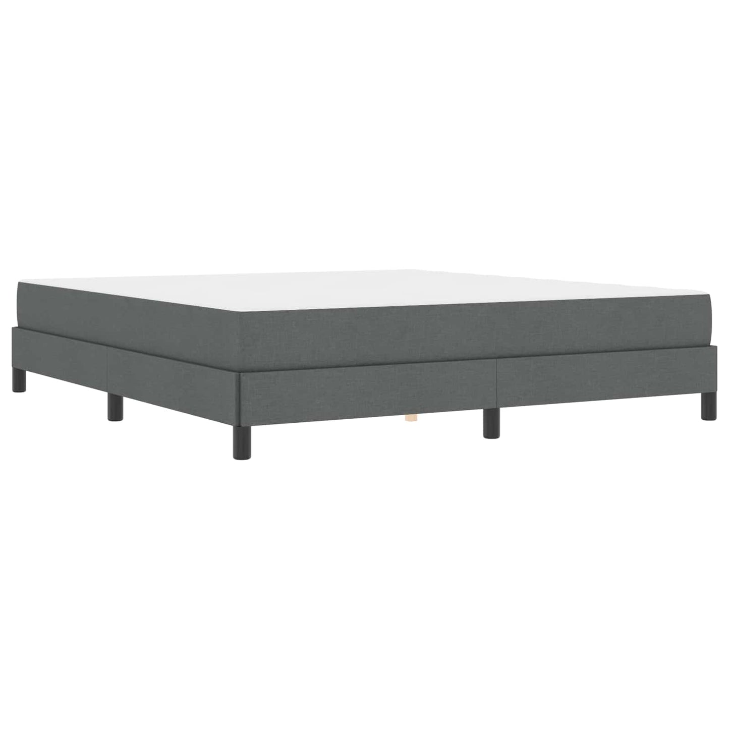 Boxspringbed met matras Donkergrijs 180 x 200 cm Stof is nu te koop bij PeponiXL, paradijselijk wonen!